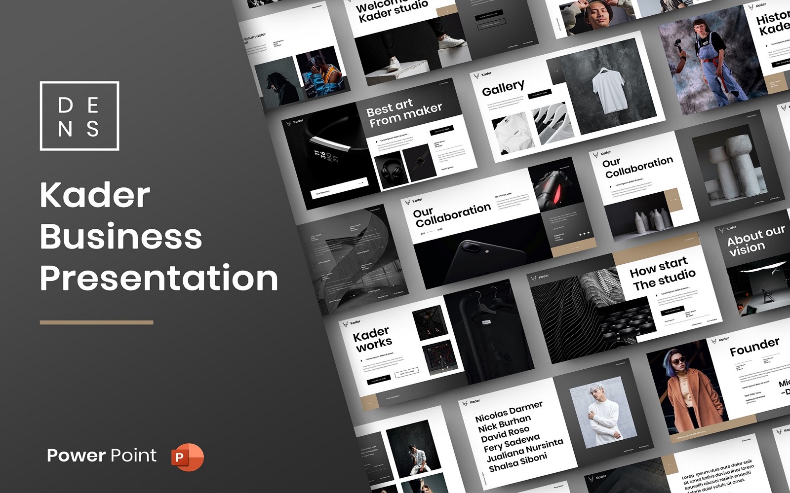 Kader – Business PowerPoint Template