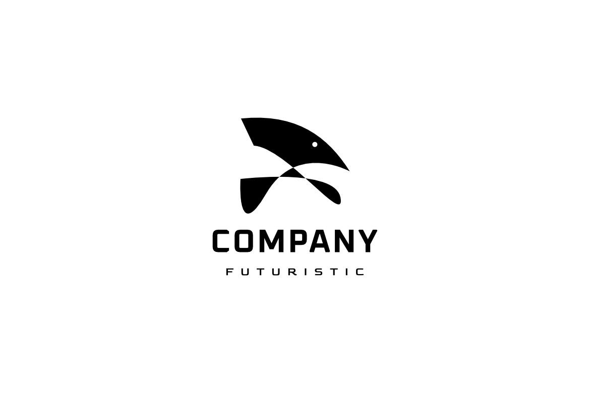 Dynamic Letter A Eagle  Logo
