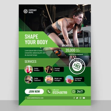 Promotion Fitness Corporate Identity 258159