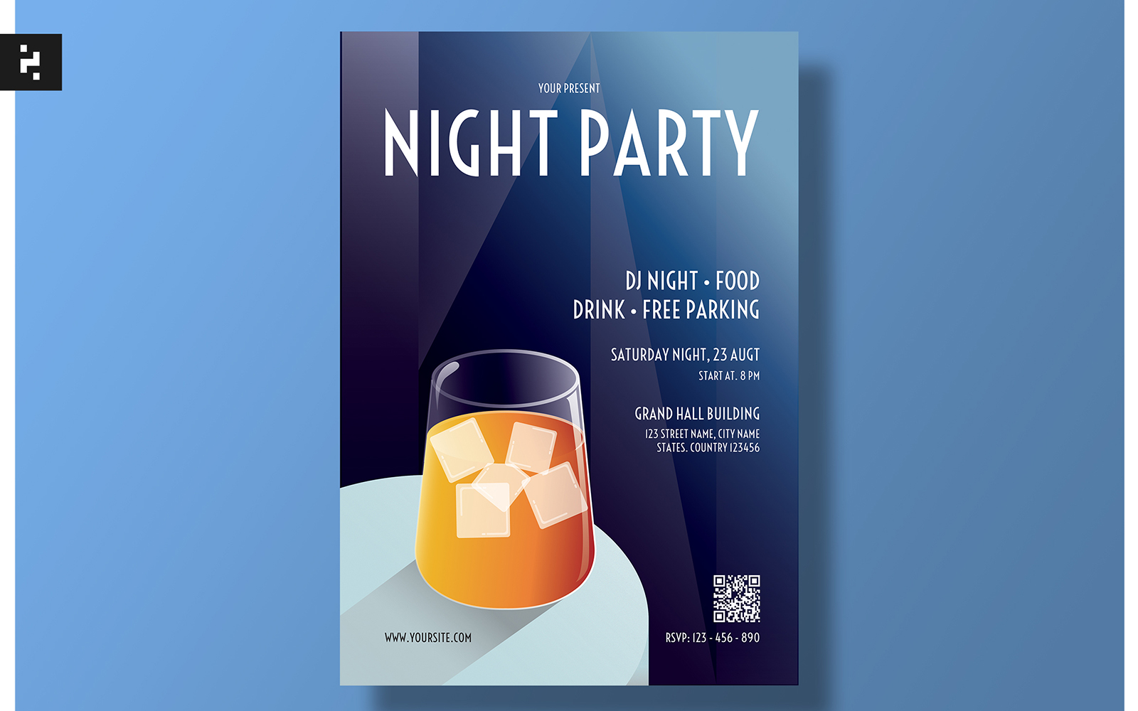 Night Party Celebration Flyer