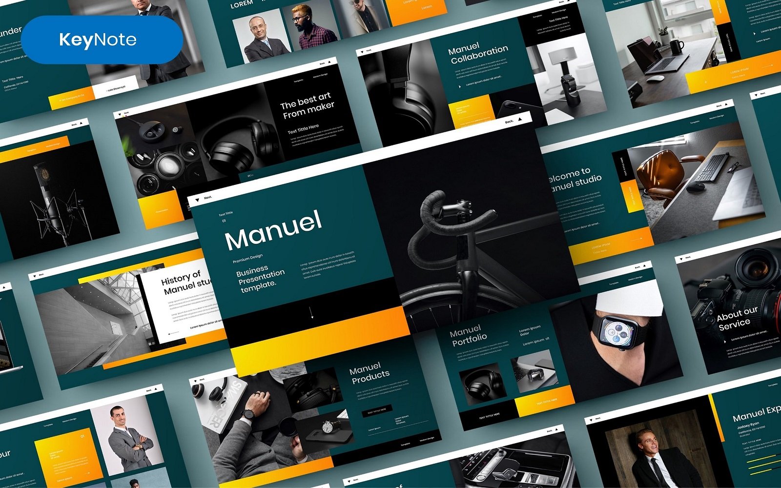 Manuel – Business Keynote Template