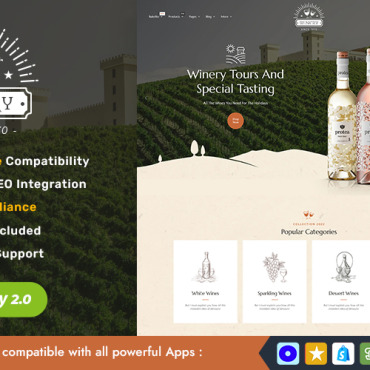 Alcohol Drink Shopify Themes 258235