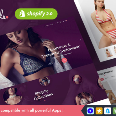 Lingerie Beauty Shopify Themes 258236