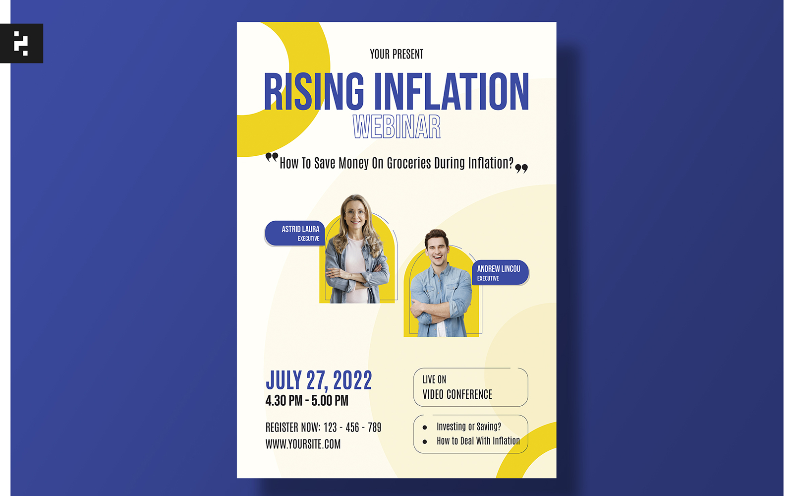 Rising Inflation Webinar Conference Flyer