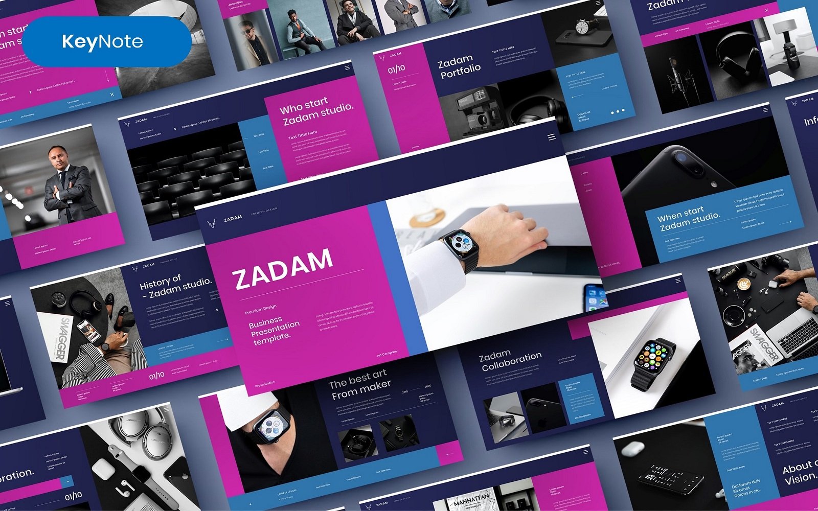 Zadam – Business Keynote Template