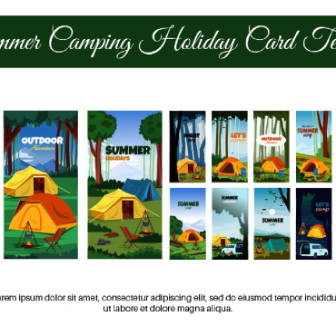 Camp Tent Illustrations Templates 258331