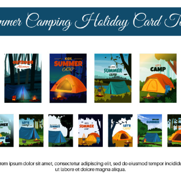 Time Camping Illustrations Templates 258334