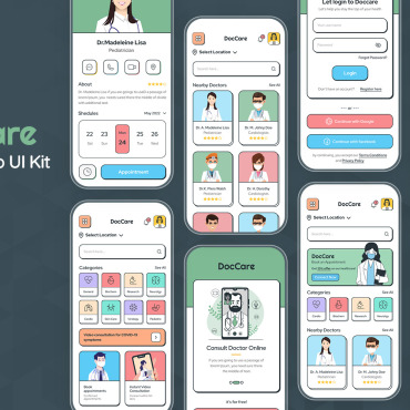 Care Appointment UI Elements 258337