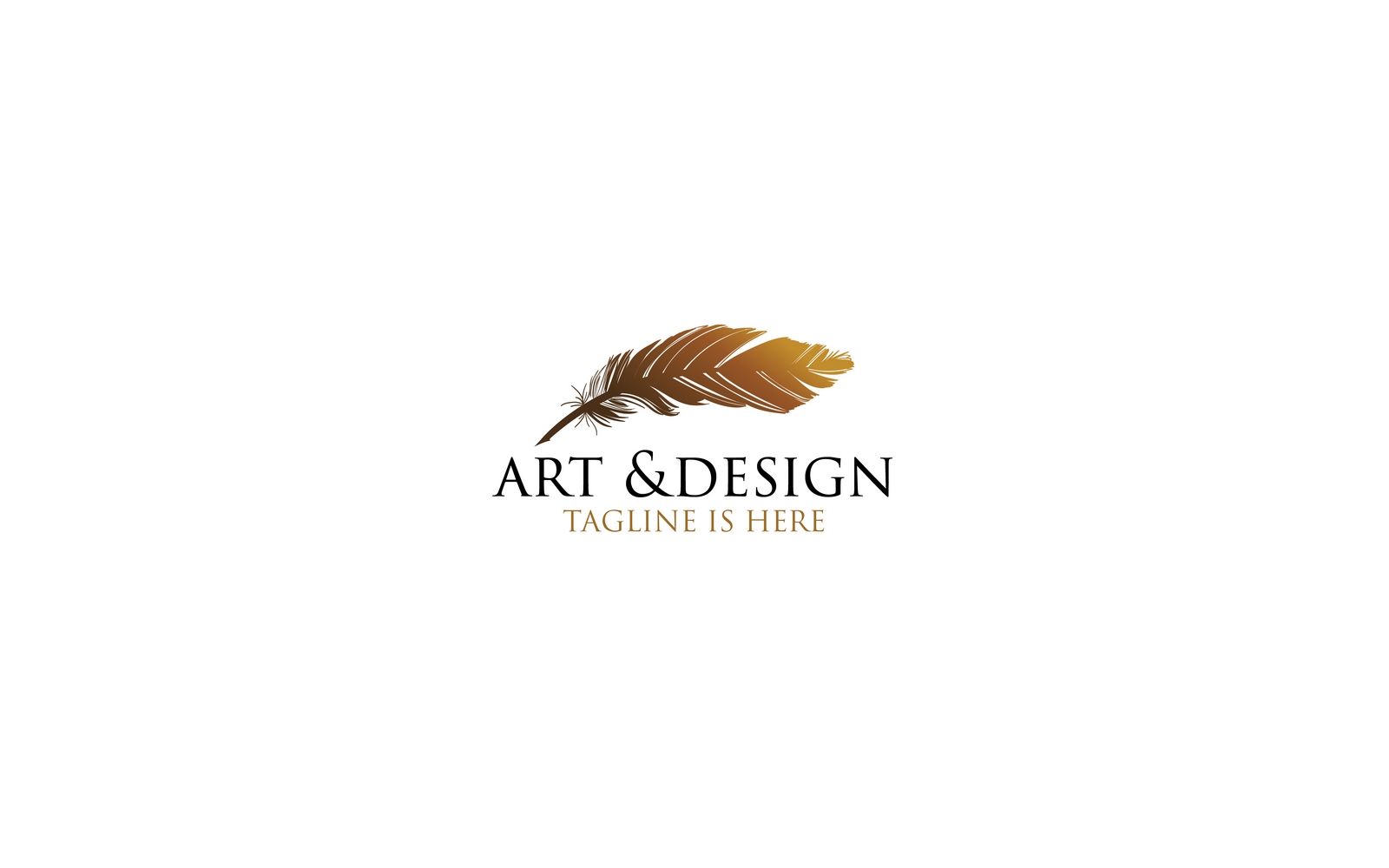 ART & Design Wing Logo Template