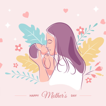 Mom Day Illustrations Templates 258559