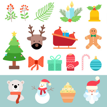 Christmas Decoration Illustrations Templates 258563