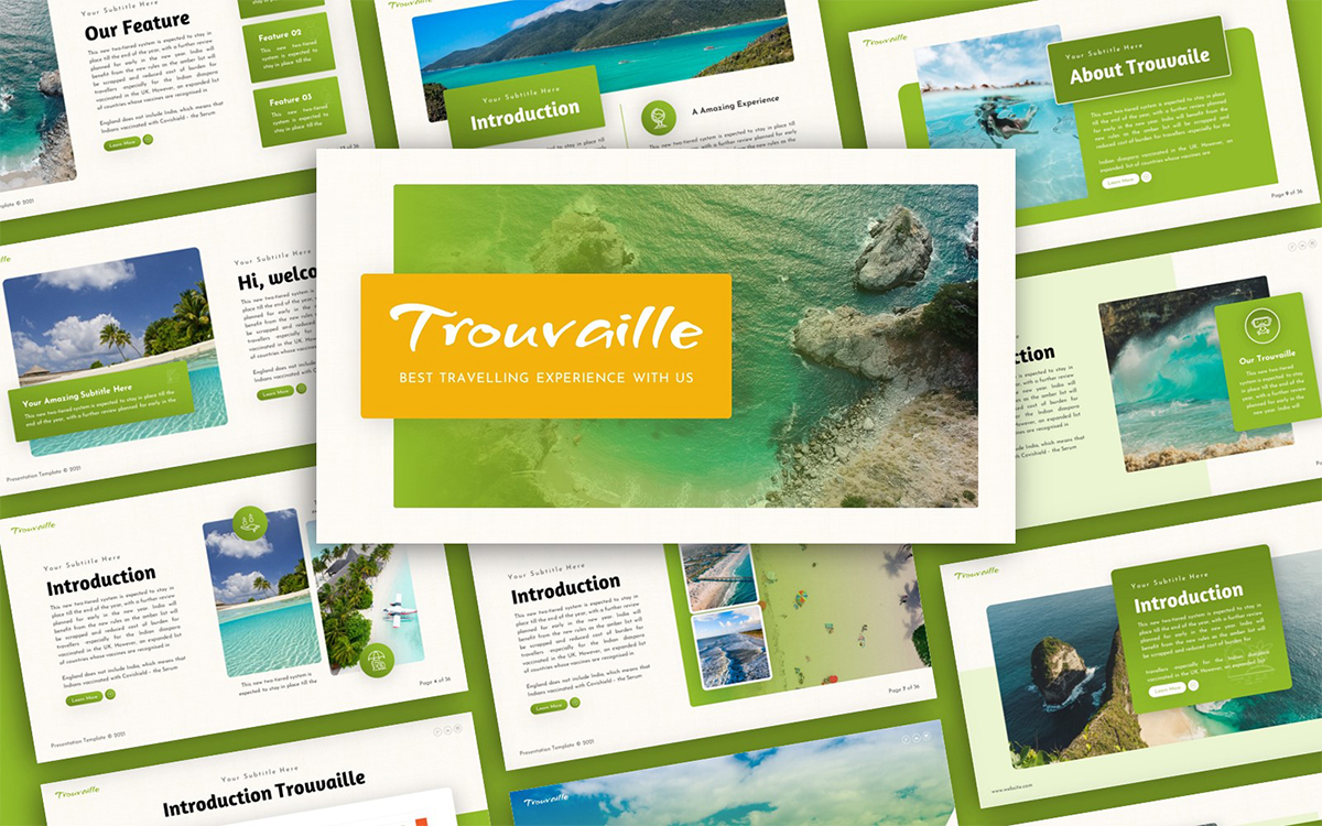 Trouvaille Travelling Multipurpose PowerPoint Presentation Template