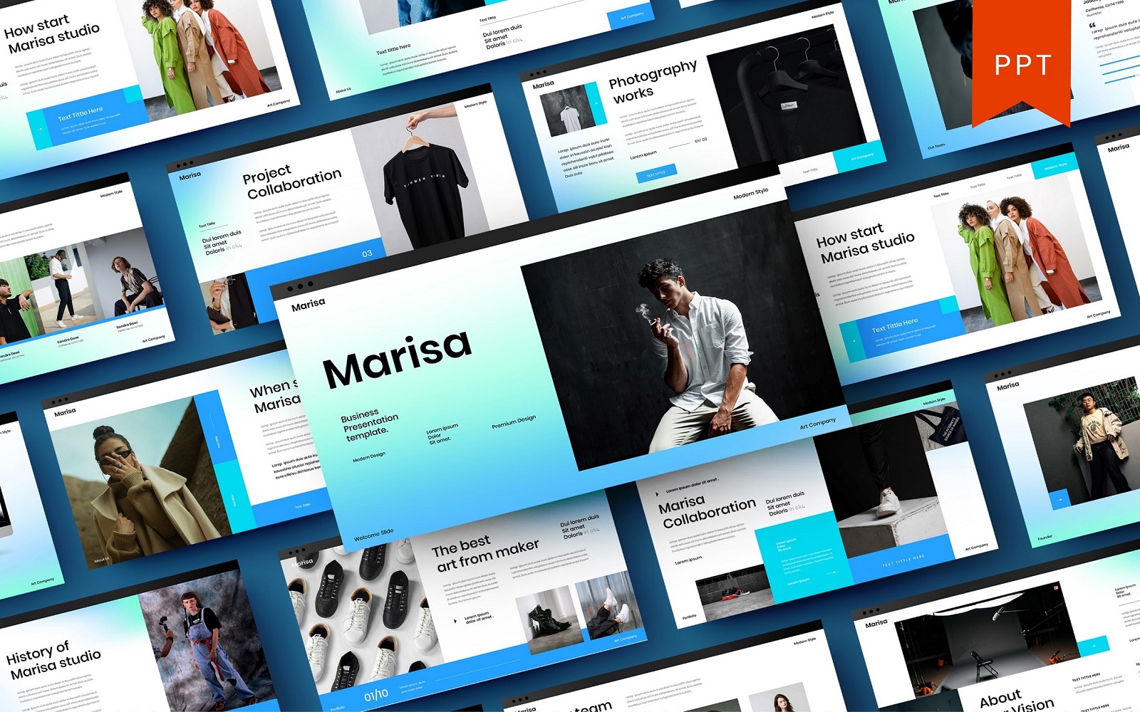 Marisa – Business PowerPoint Template