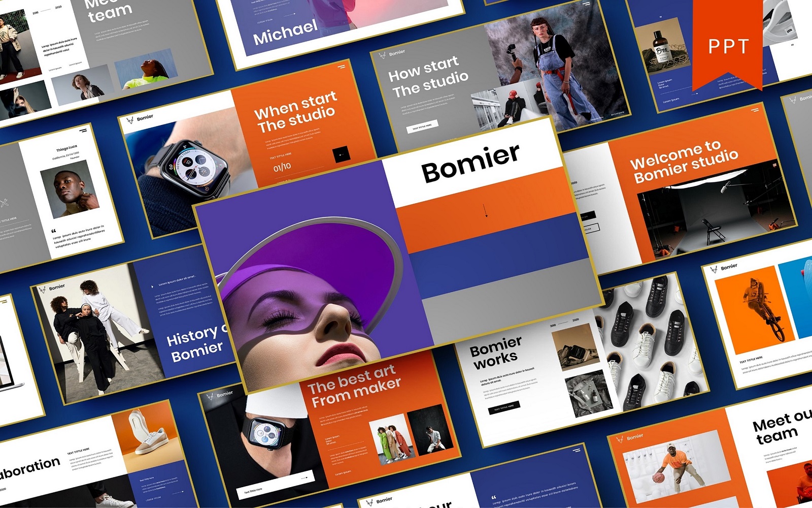 Bomier – Busines PowerPoint Template