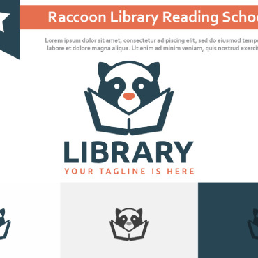 Library Reading Logo Templates 258902
