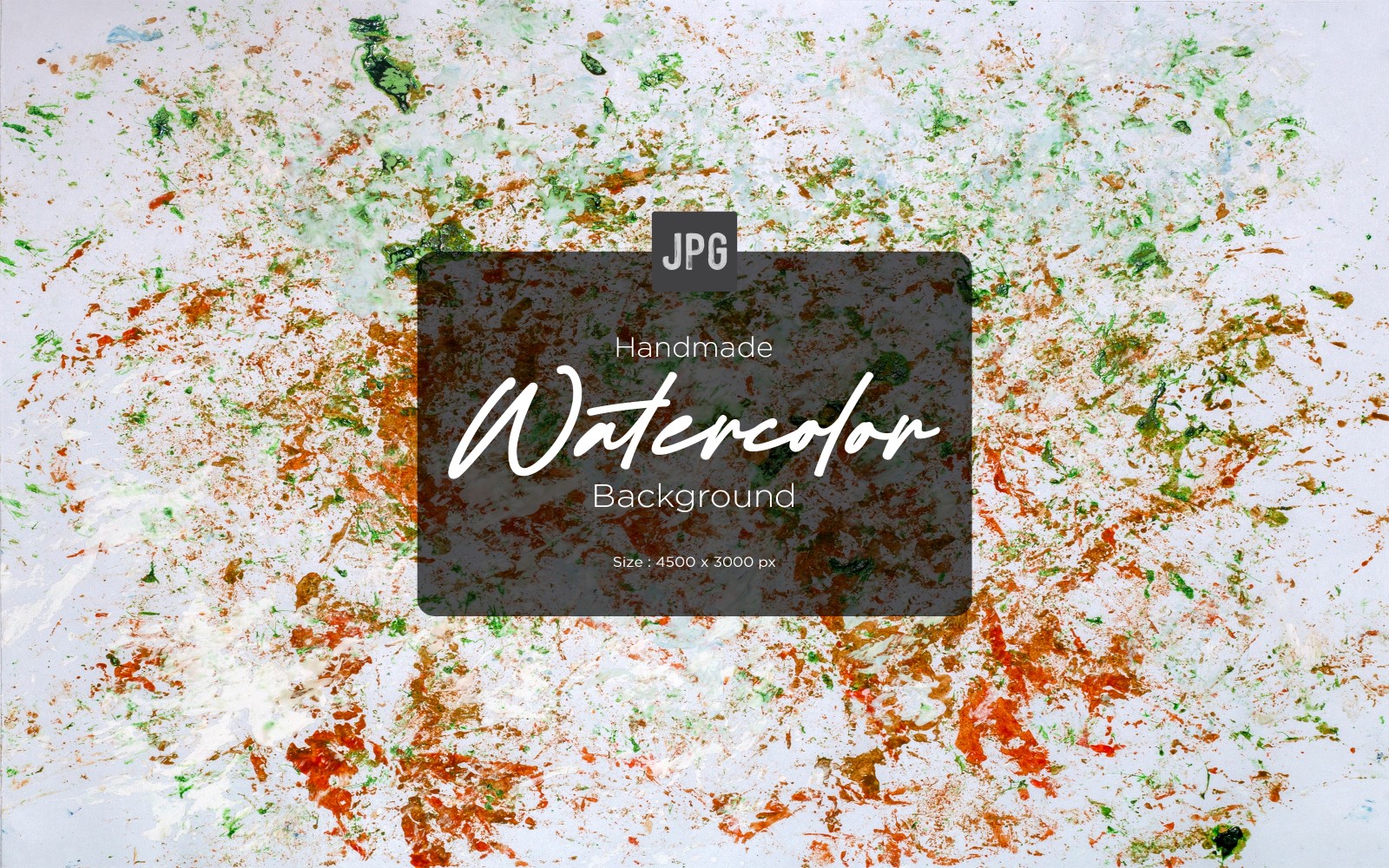 Splotches Water color Red and Green Background