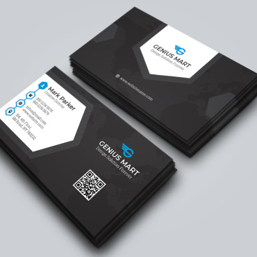 Black Blue Corporate Identity 258936