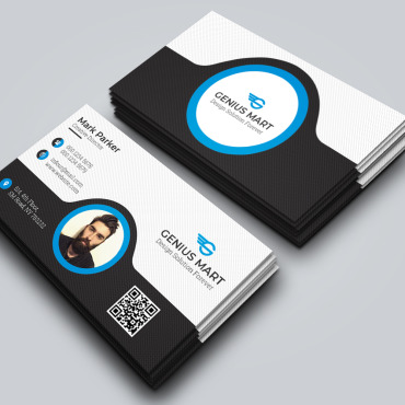 Black Blue Corporate Identity 258950