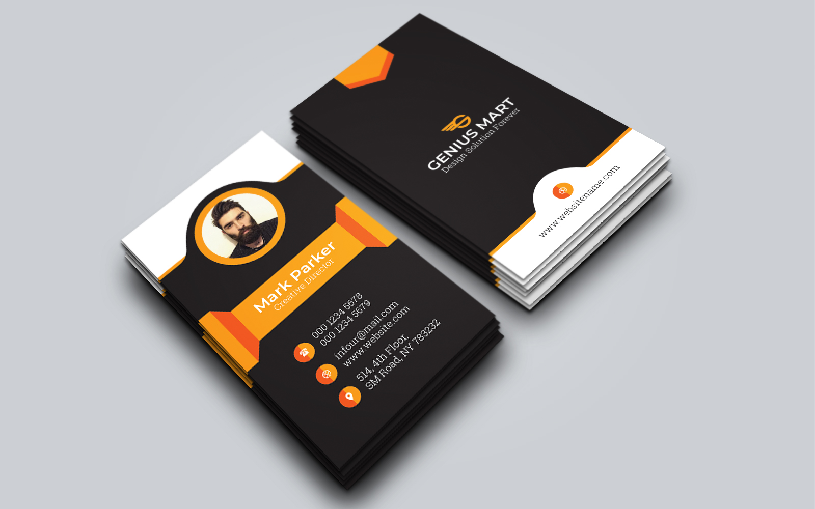 Corporate Business Card Template 62