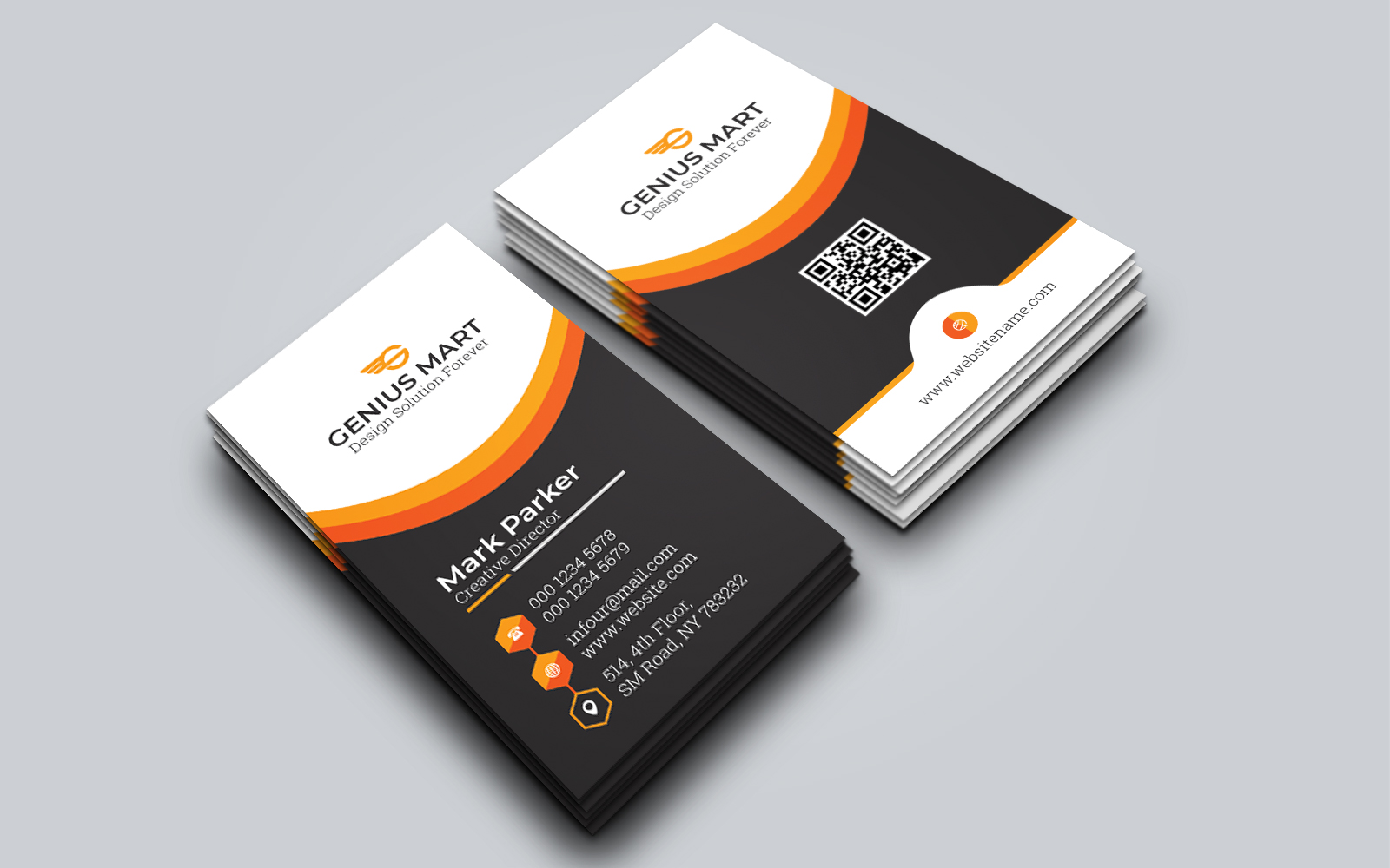 Corporate Business Card Template 63