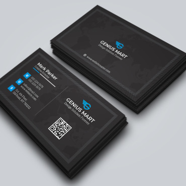 Black Blue Corporate Identity 258966