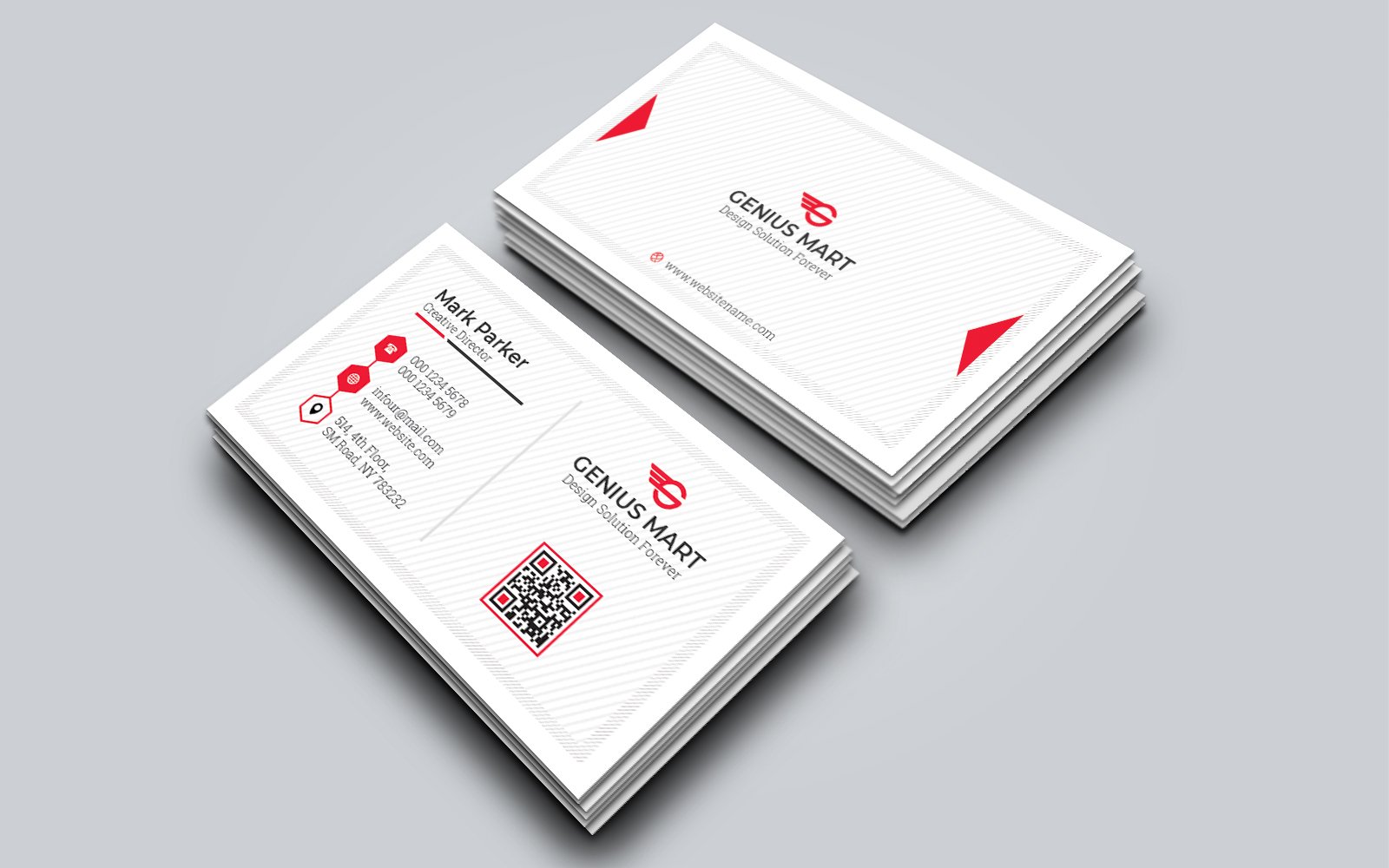 Corporate Business Card Template 65