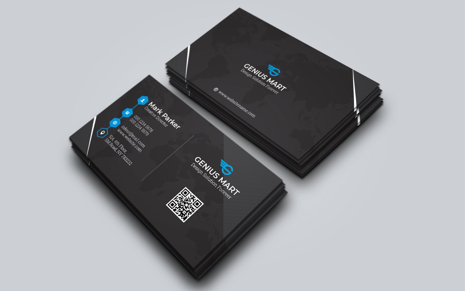 Corporate Business Card Template 66