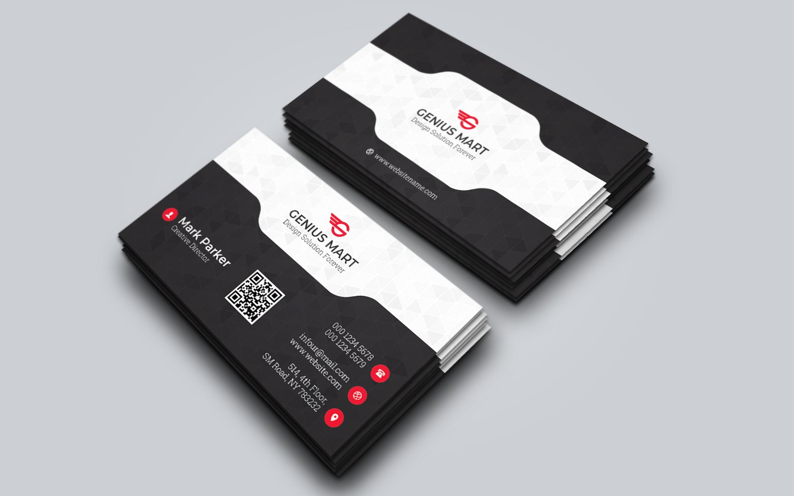 Corporate Business Card Template 67