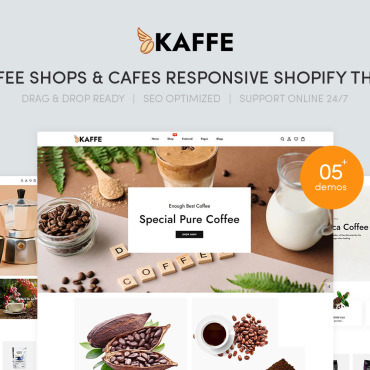 Cafeteria Coffee Shopify Themes 258987