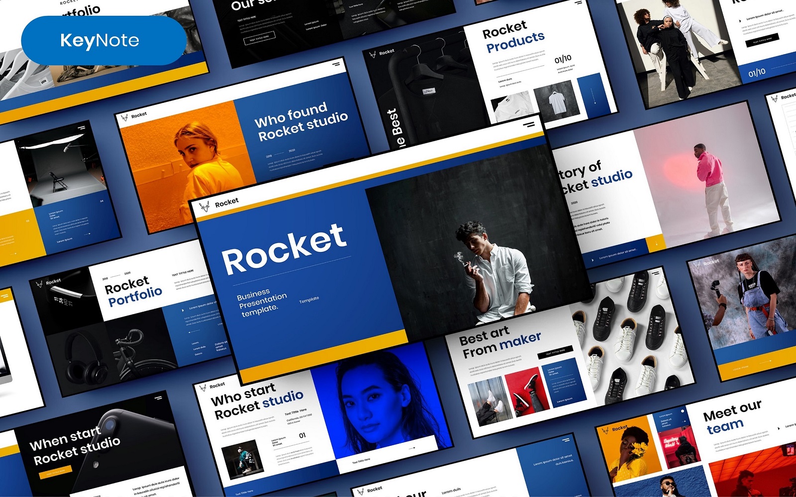 Rocket – Business Keynote Template