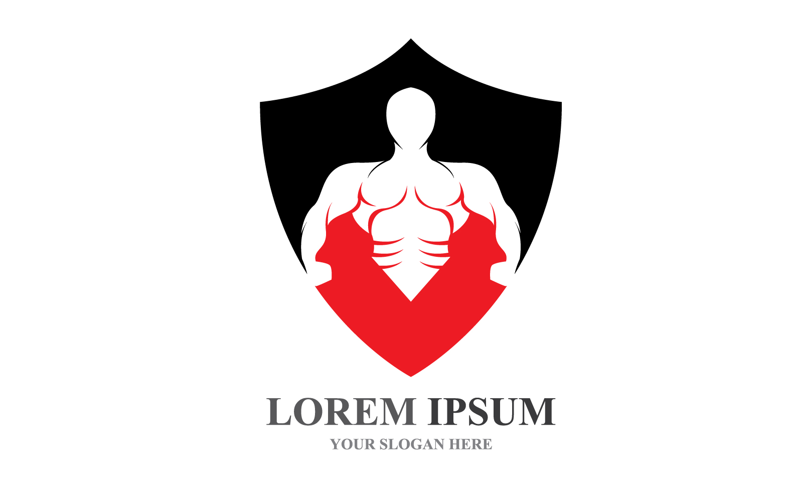 Sport Label  Gym Badge  Fitness Logo Design V12