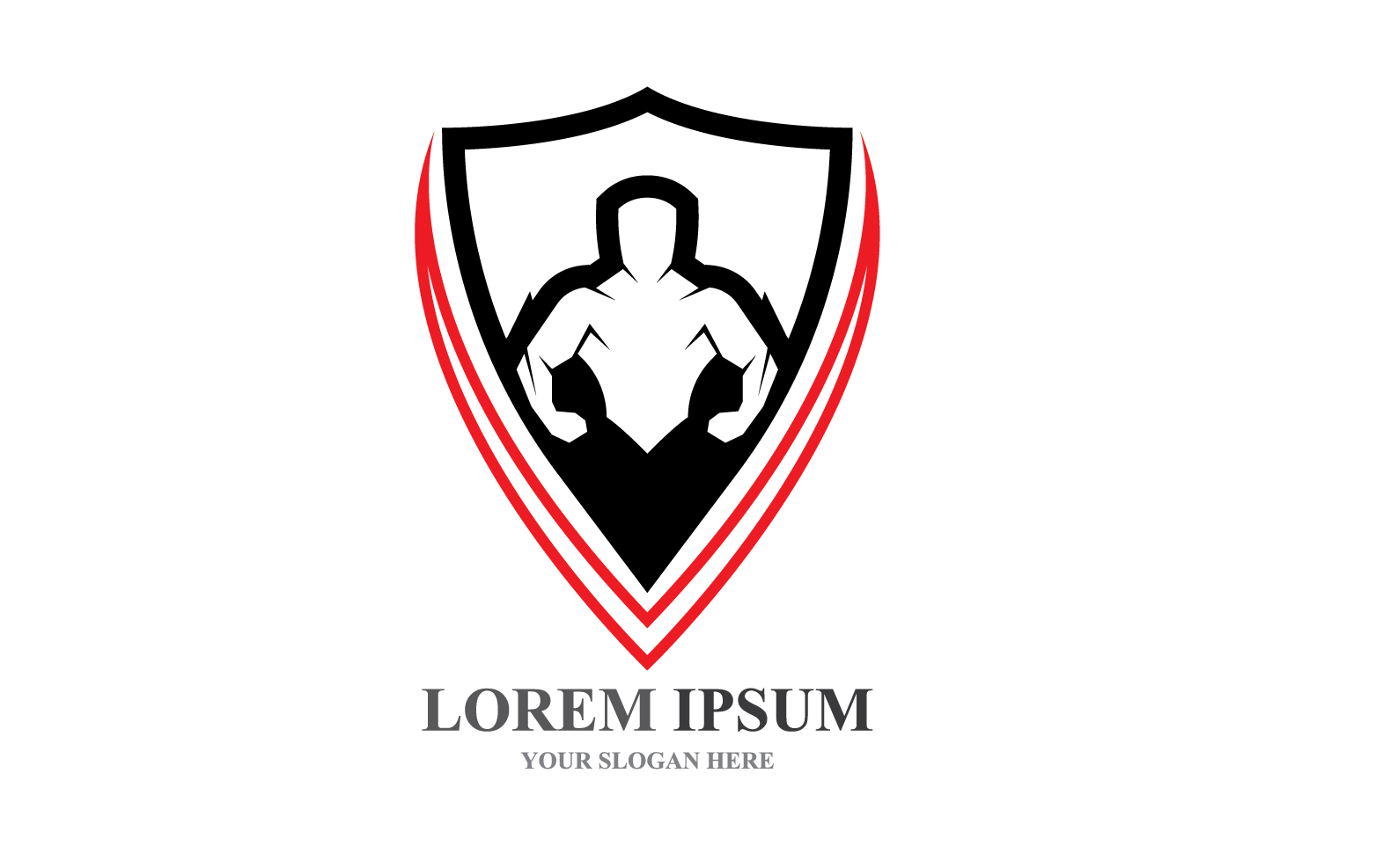 Sport Label  Gym Badge  Fitness Logo Design V18