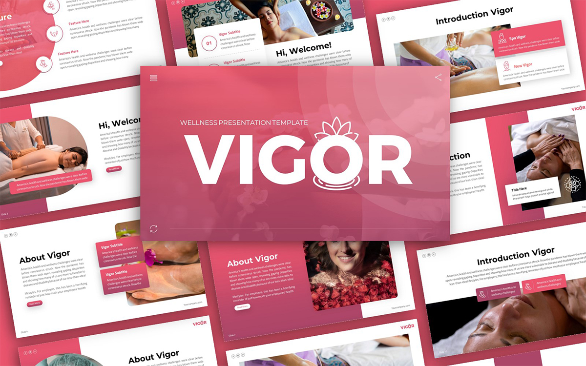 Vigor Wellness Multipurpose PowerPoint Presentation Template