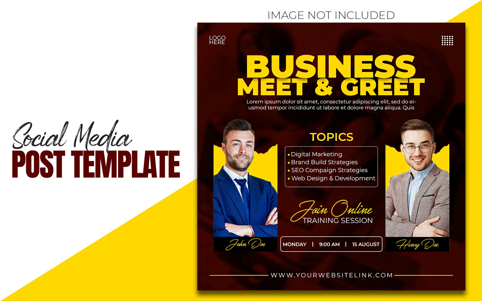 Business Meet & Greet Online Webinar for Social Media