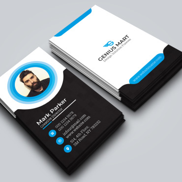 Black Blue Corporate Identity 259398