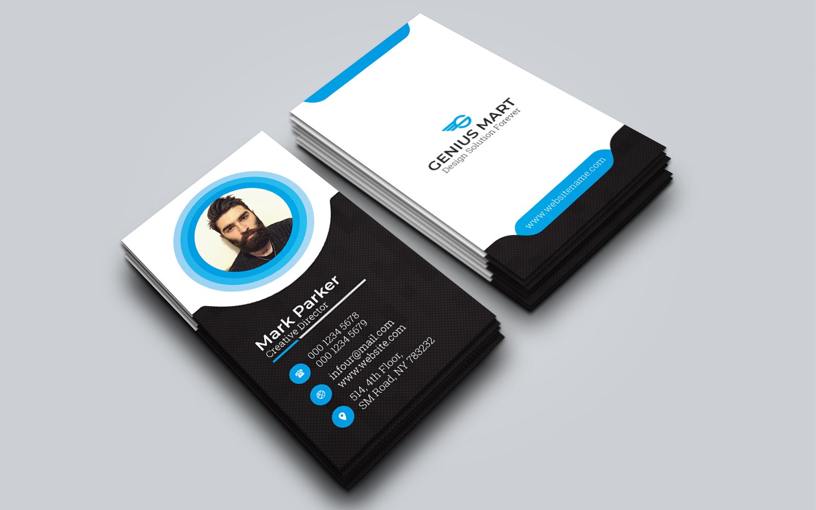 Corporate Business Card Template 75