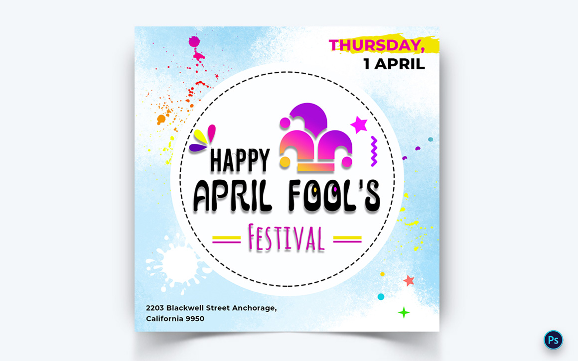 April Fools Day Social Media Instagram Template-03