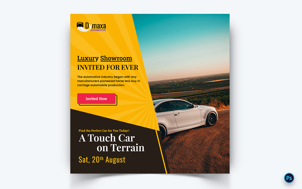 Automotive Social Media Instagram Post Template-02