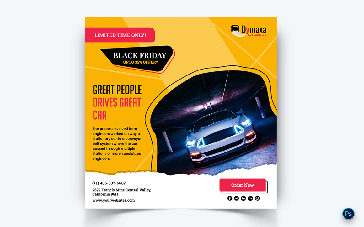 Automotive Social Media Instagram Post Template-05