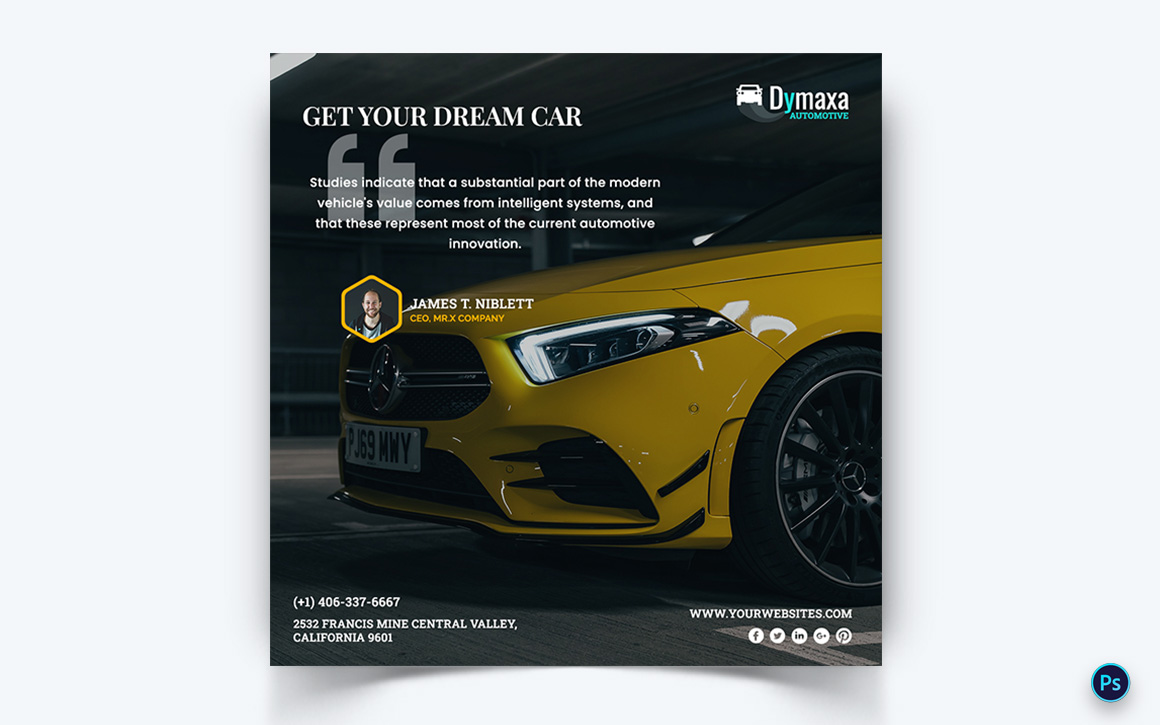 Automotive Social Media Instagram Post Template-10