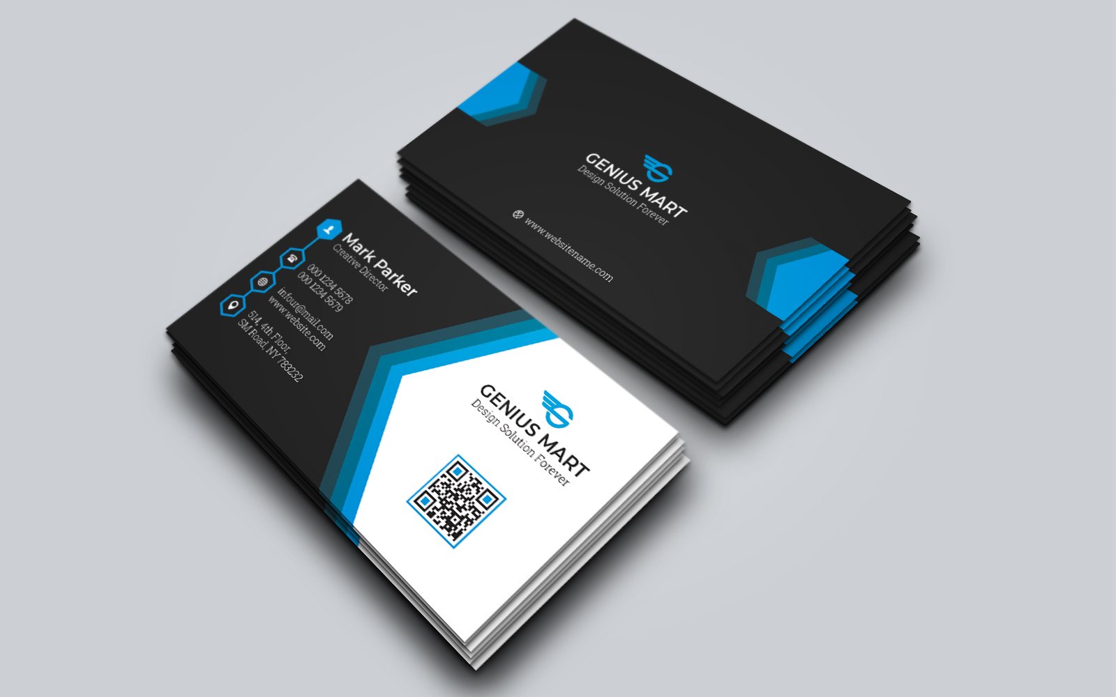 Corporate Business Card Template 92