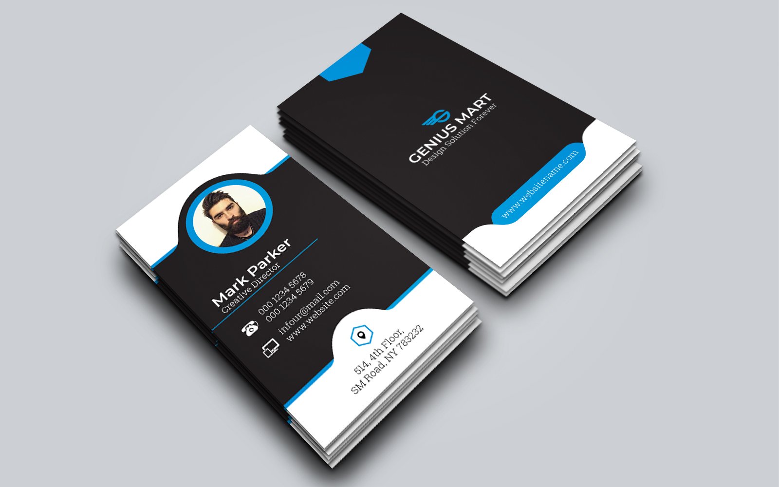 Corporate Business Card Template 93