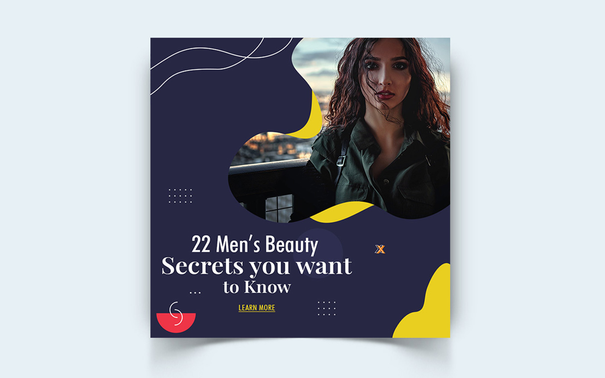 Beauty and Spa Social Media Instagram Post Template-27