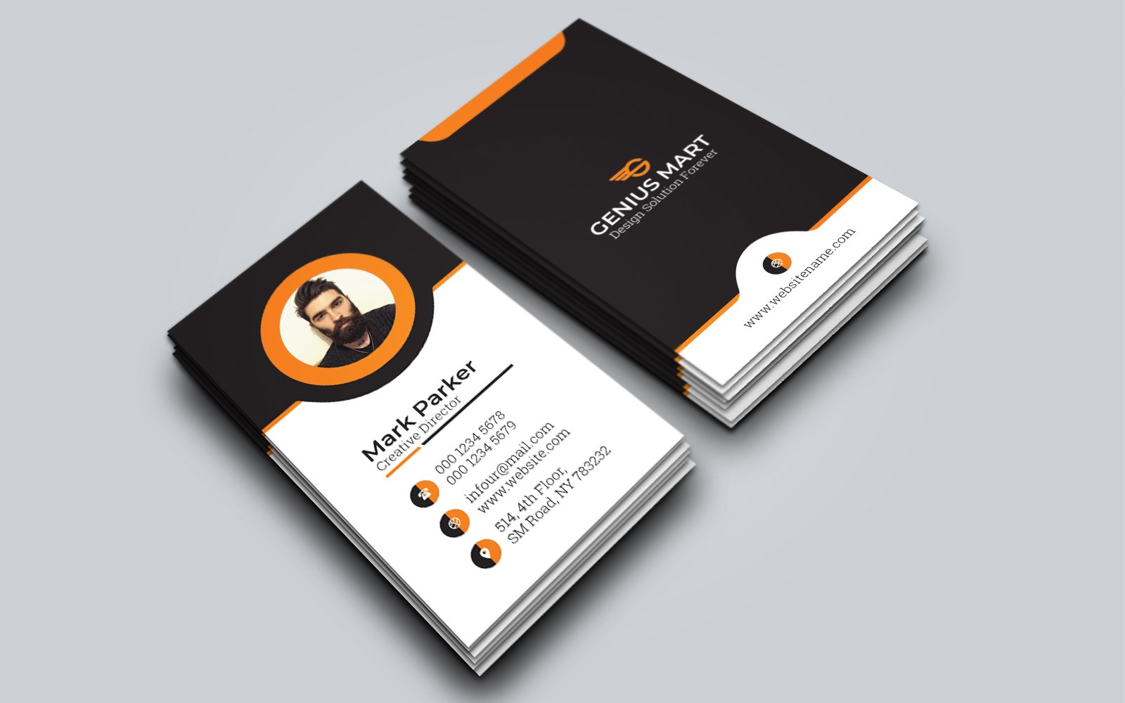 Corporate Business Card Template 96