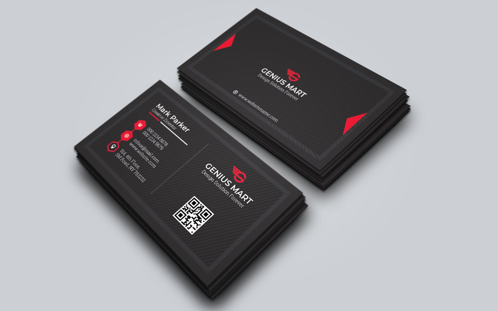 Corporate Business Card Template 101