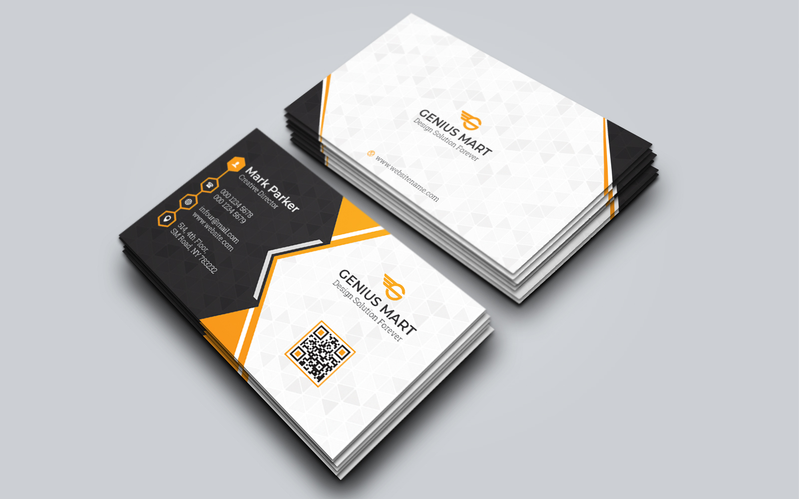 Corporate Business Card Template 103