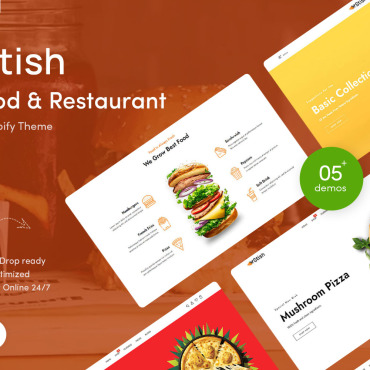 Burgers Cakes Shopify Themes 259623