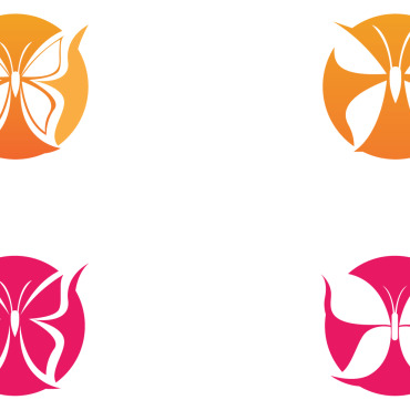 Butterfly Icon Logo Templates 259802