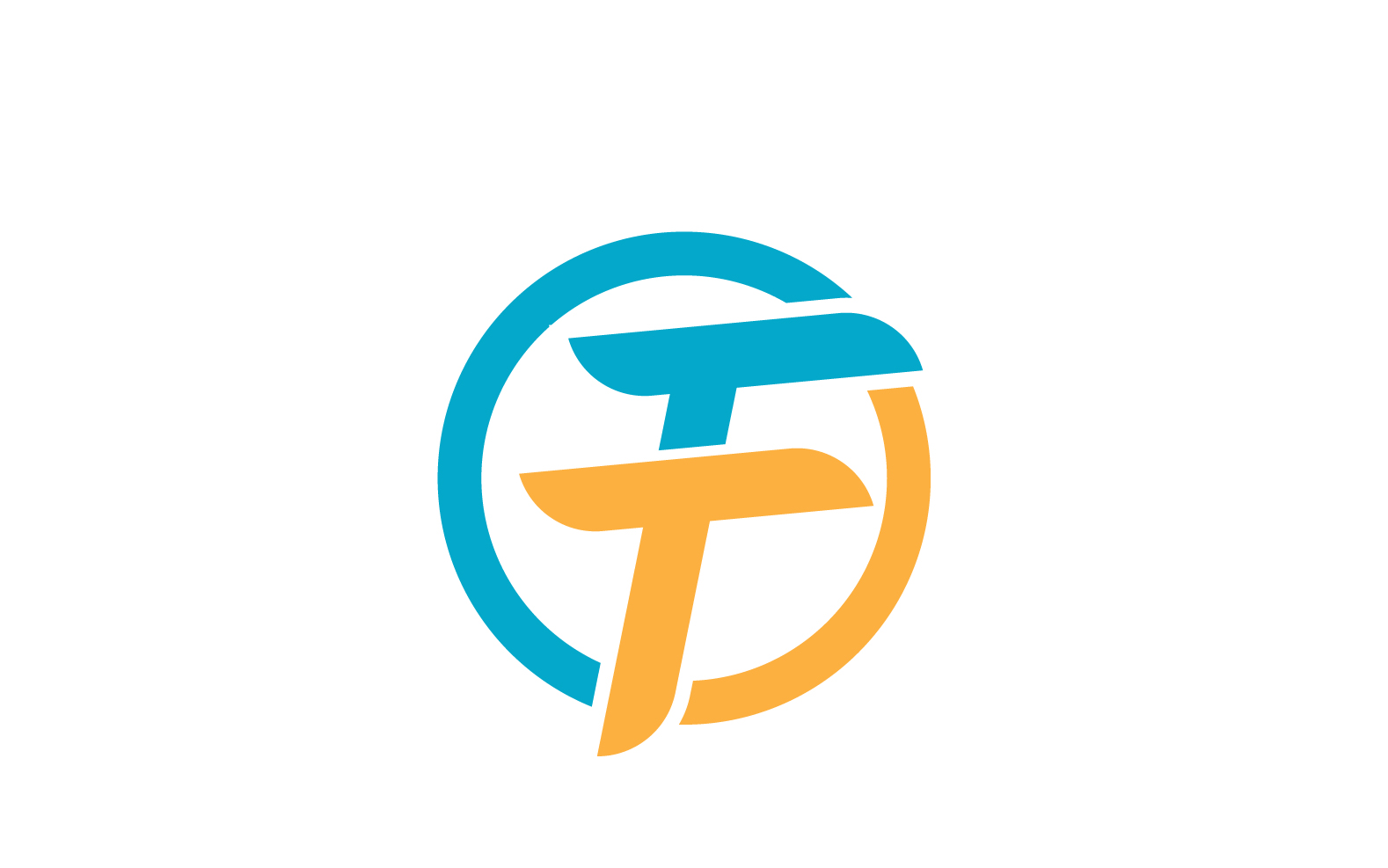 F Initial Letter Logo Icon Illustration Design Vector V2