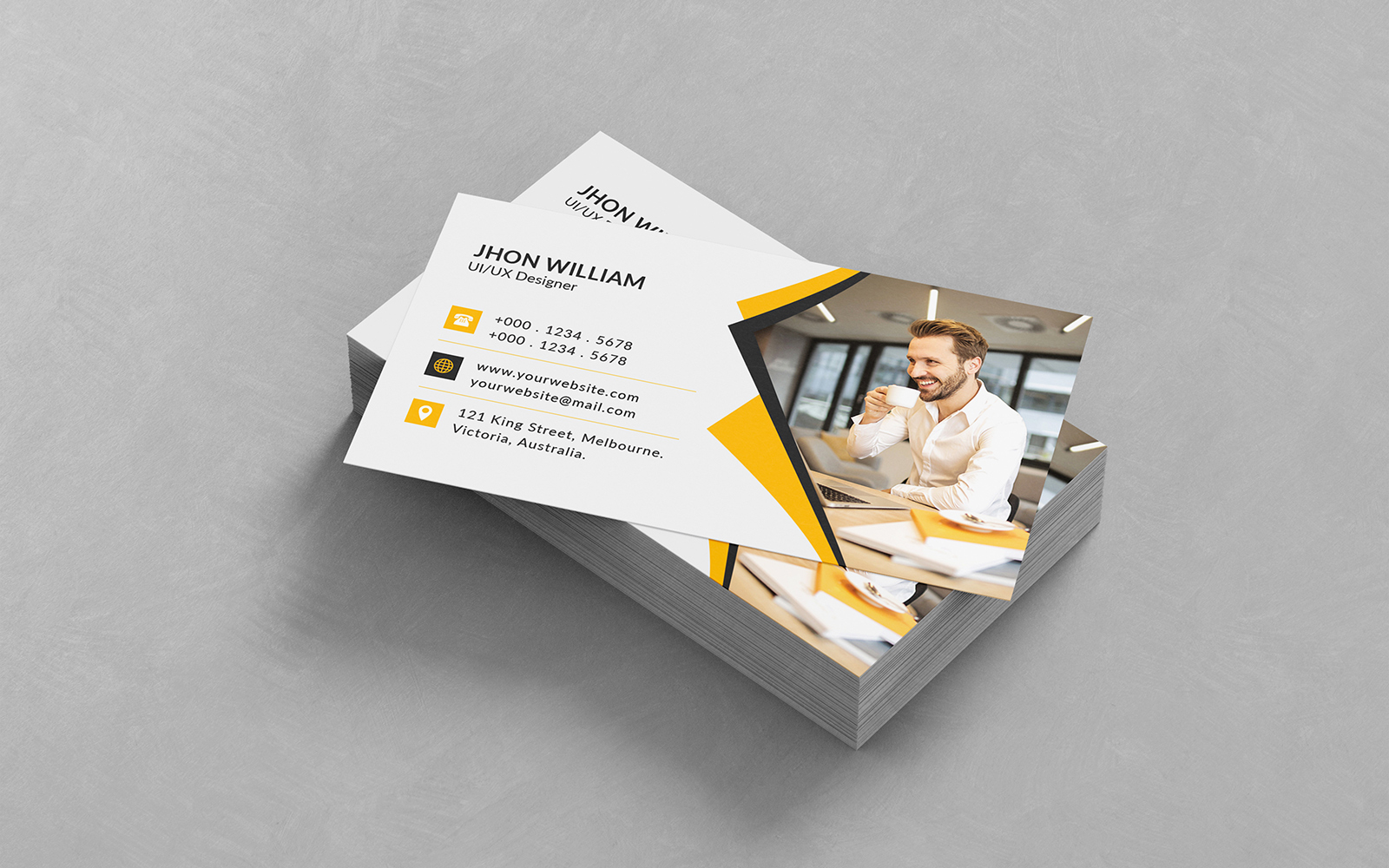 Corporate Business Card PSD Templates